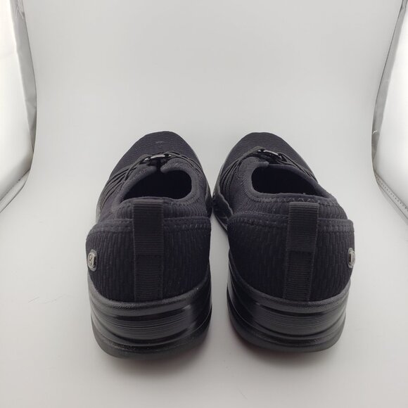 BZEES Rosies Flats 9.5 Women's Shoes Slip On Lightweight Black Arch Support - Picture 4 of 11